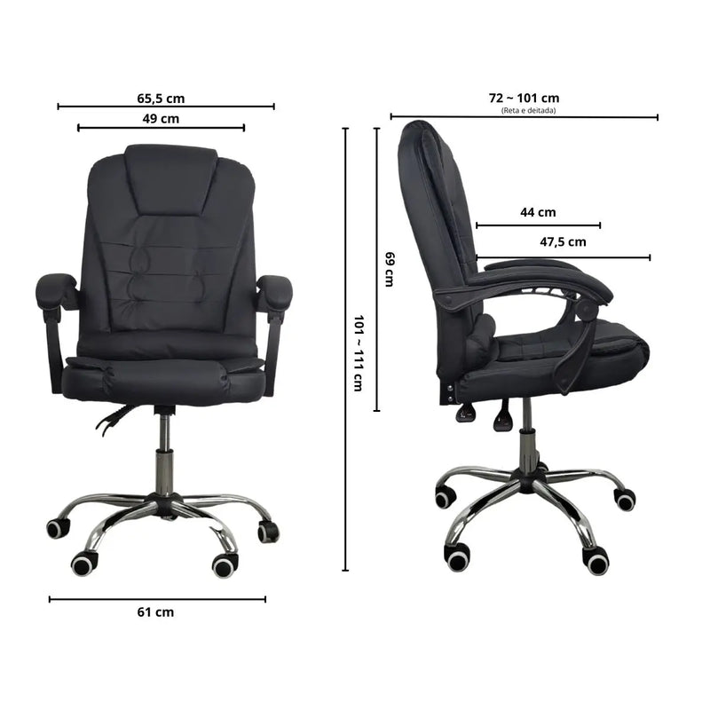 Reclining 2 Chair Office Chairs Kit