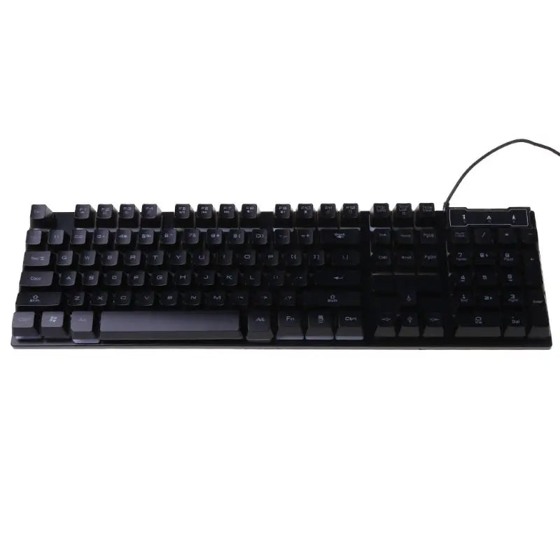 USB Wired Gaming Keyboard 104 Key Mechanical Feeling Gamer Keyboard for Computer