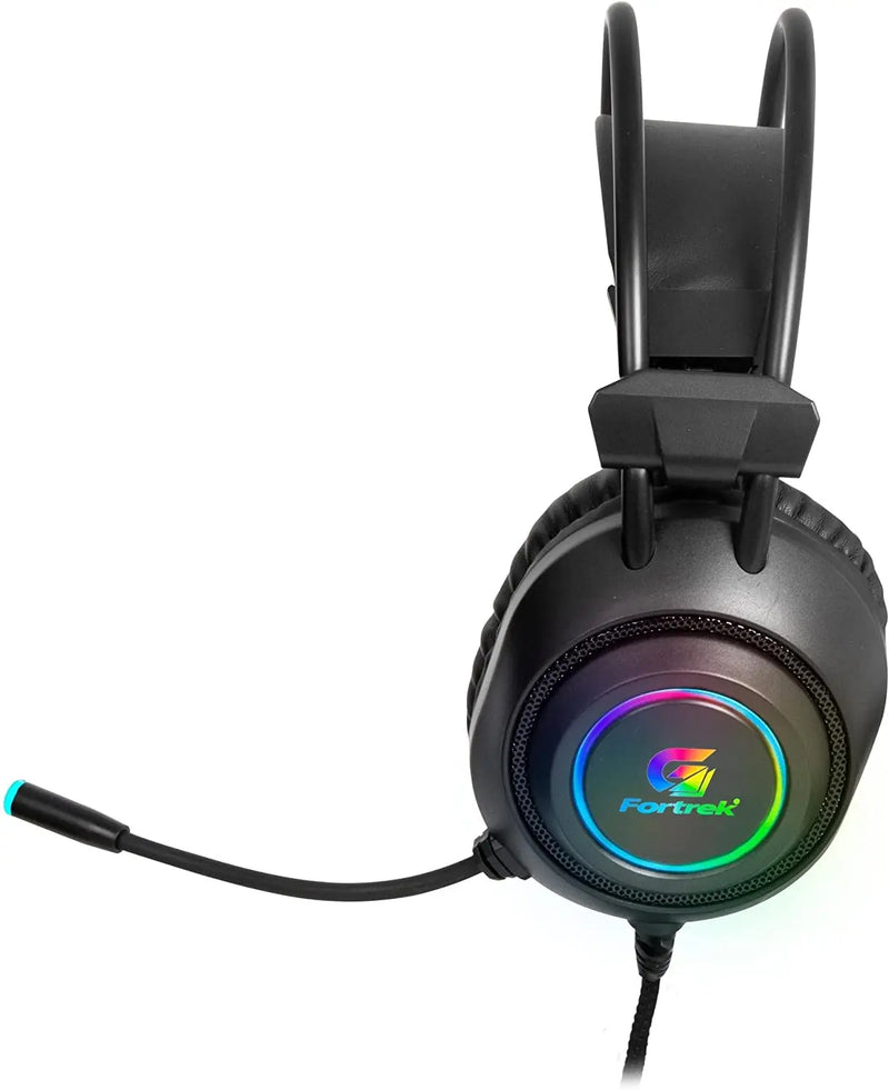 Headset Gamer RGB Crusader Preto