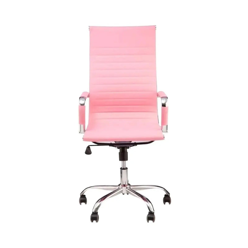 Swivel Office Chair Tall Pink