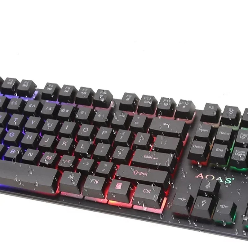 Keyboard Semi Mechanical Gamer Led Rgb Usb Gaming Keyboard M-800