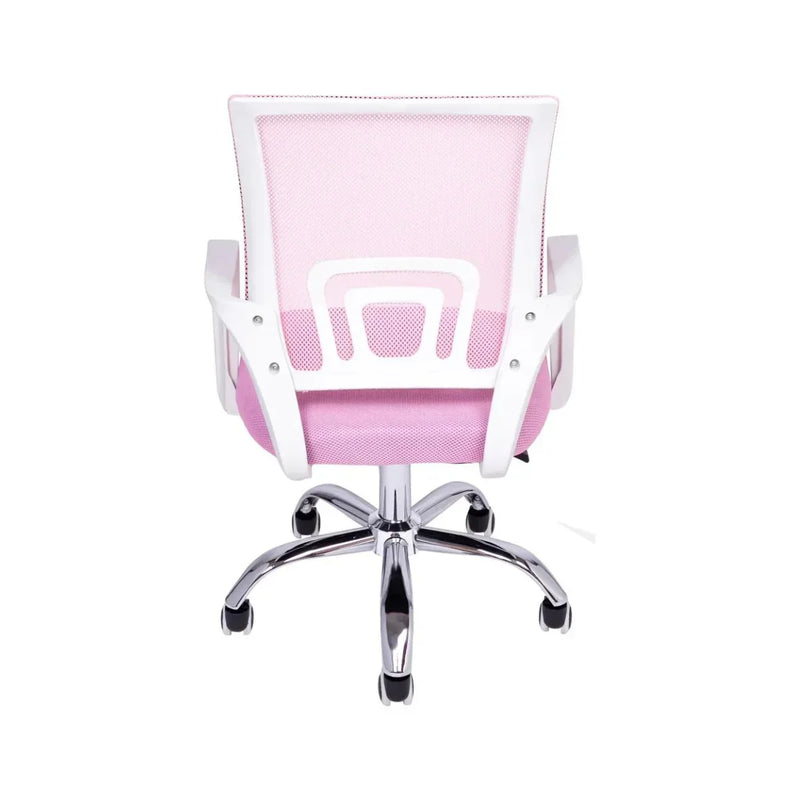 Pink Ergonomic Mesh Screen Begonia Office Chair