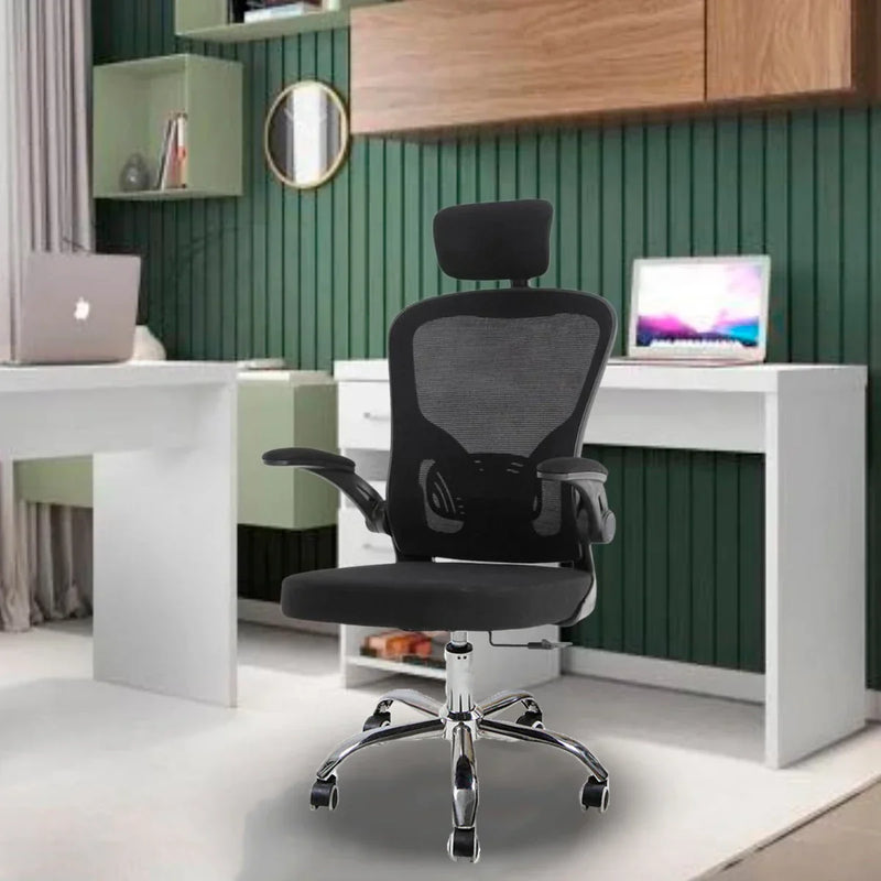 Kit 2 Chairs Office Swivel Director Vita Black