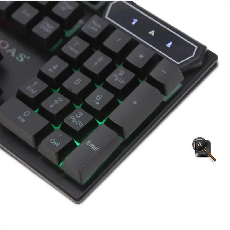 Keyboard Semi Mechanical Gamer Led Rgb Usb Gaming Keyboard M-800