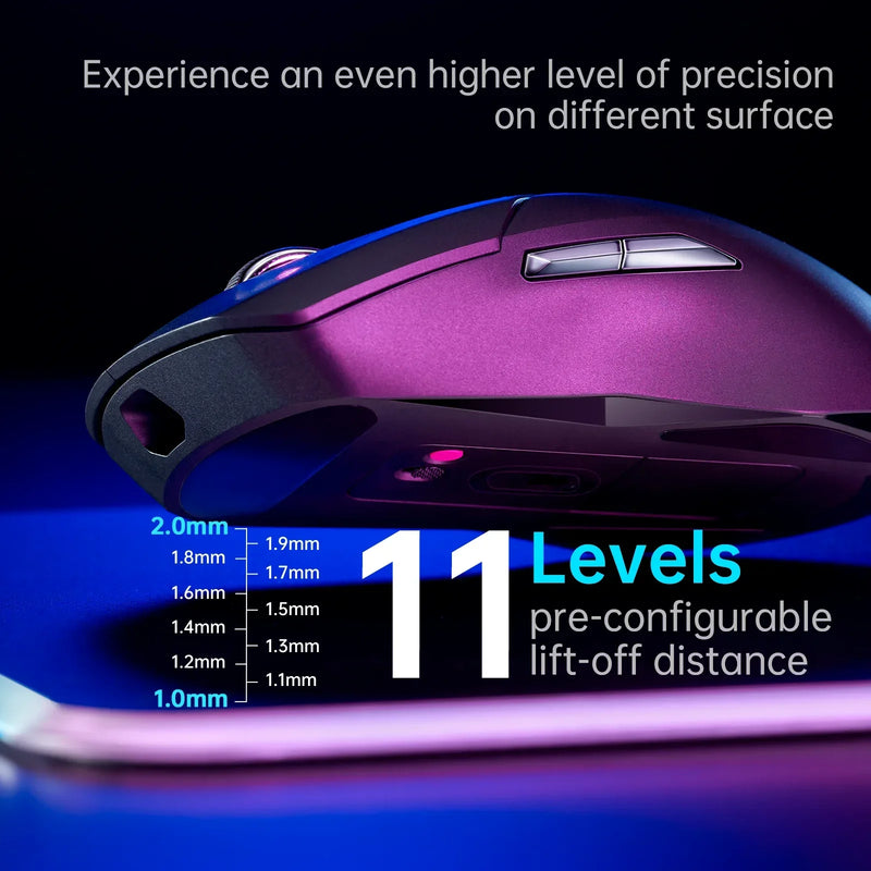 Mouse Gaming Esports Grade 68g Ultra-Light 26000DPI 8 Buttons Optical PAW3398 Computer Mouse For Laptop PC