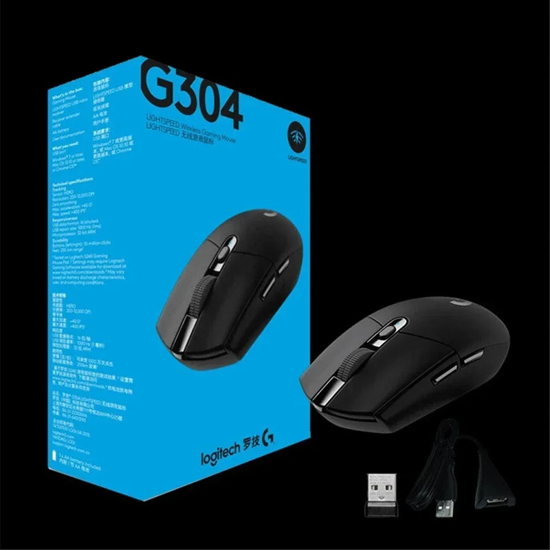 Logitech G304 Lightspeed Wireless Gaming Mouse 6 Programmable Buttons 12000DPI Battery Usb Stock RGB Wireless Mouse Original