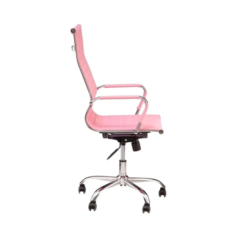 Swivel Office Chair Tall Pink