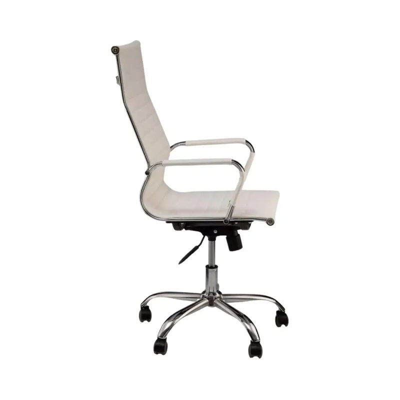 Swivel Office Chair Tall White