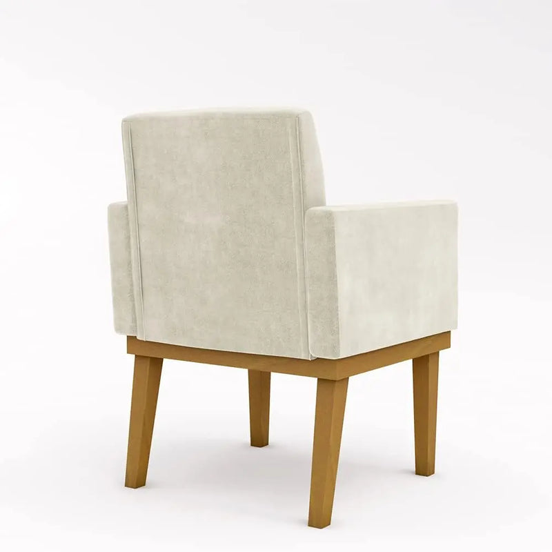 Beige Balaqui Armchairs - Reinforced MóveisparSaladeEstareTV Office Reception Chairs 02