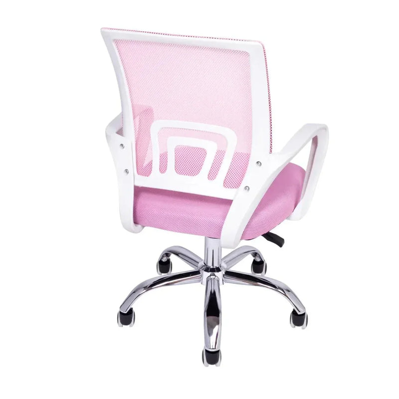 Pink Ergonomic Mesh Screen Begonia Office Chair