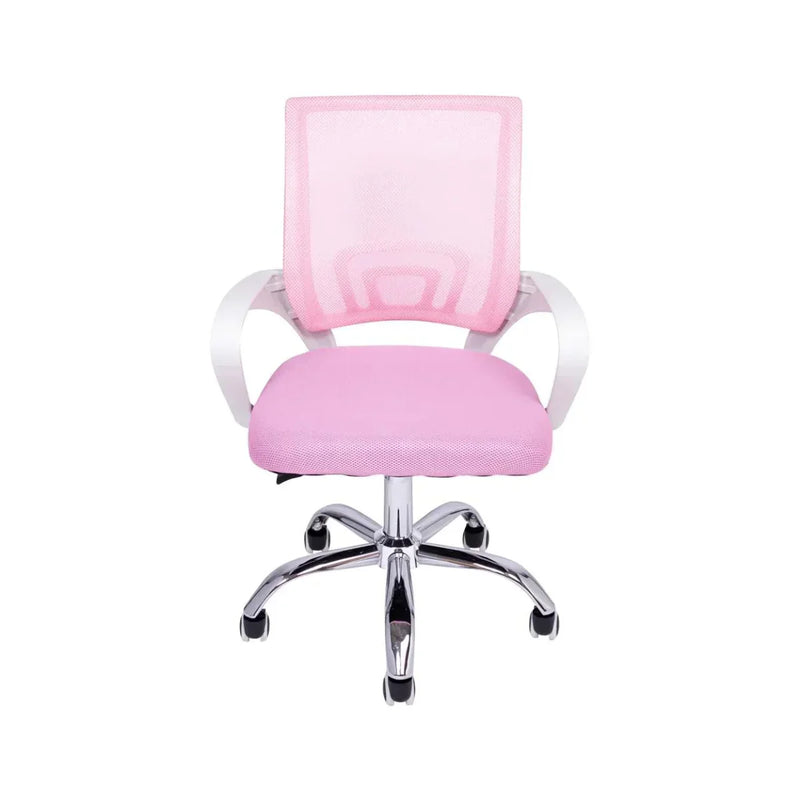 Pink Ergonomic Mesh Screen Begonia Office Chair