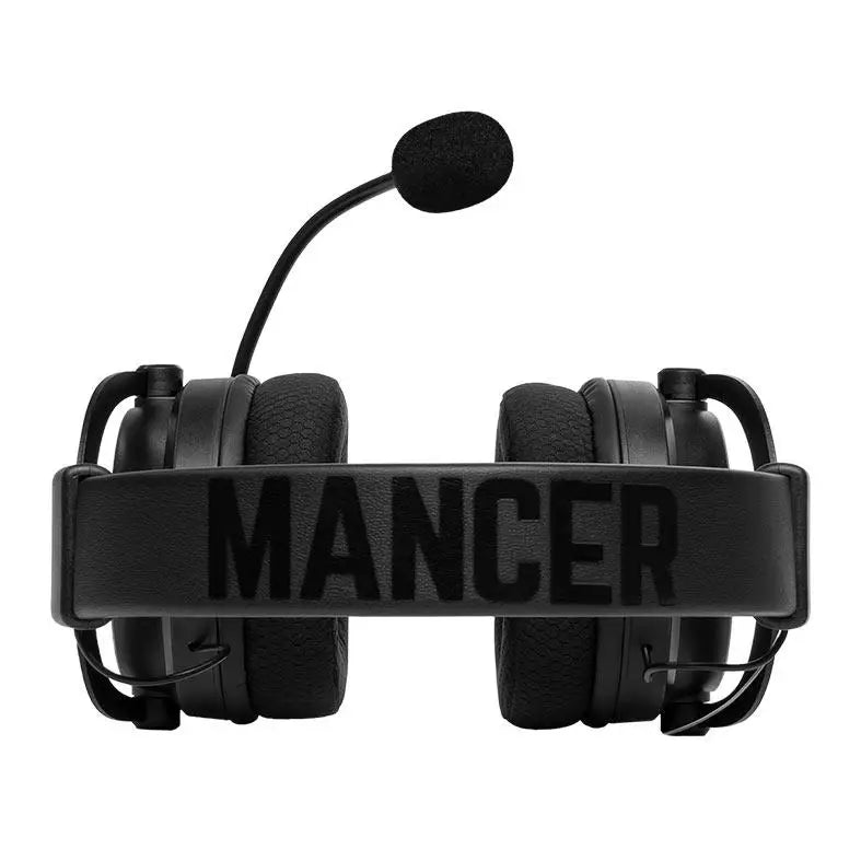 Mancer Aura Gamer Headset, RGB Drivers 50mm, Black, MCR-AUR-RGB01