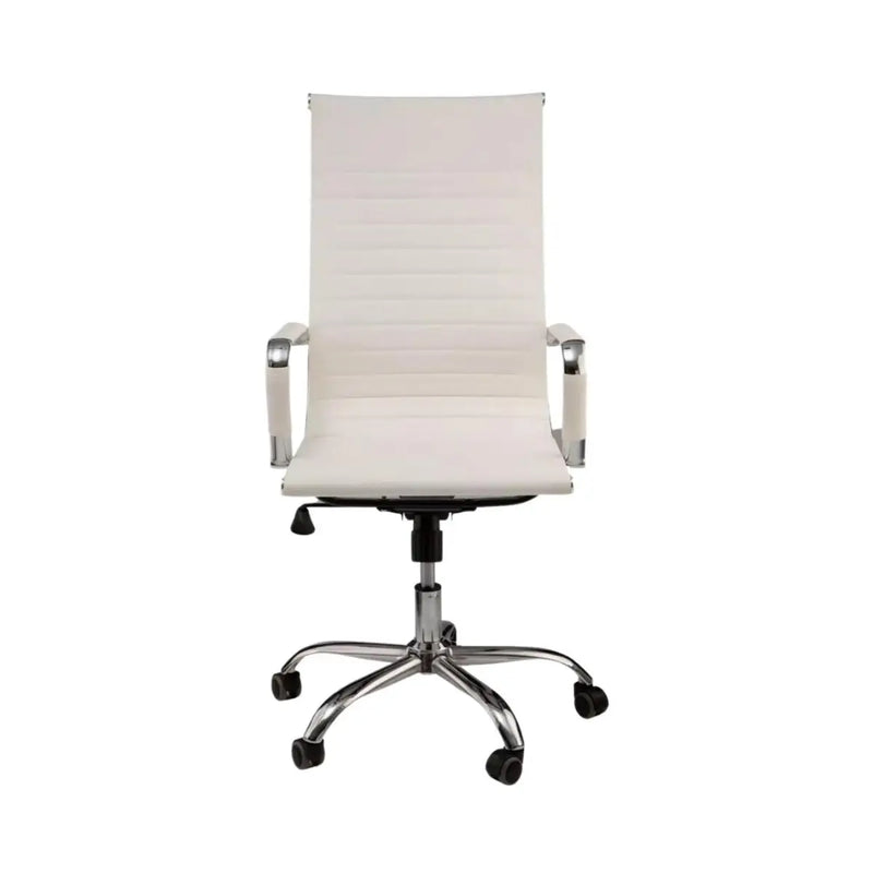 Swivel Office Chair Tall White