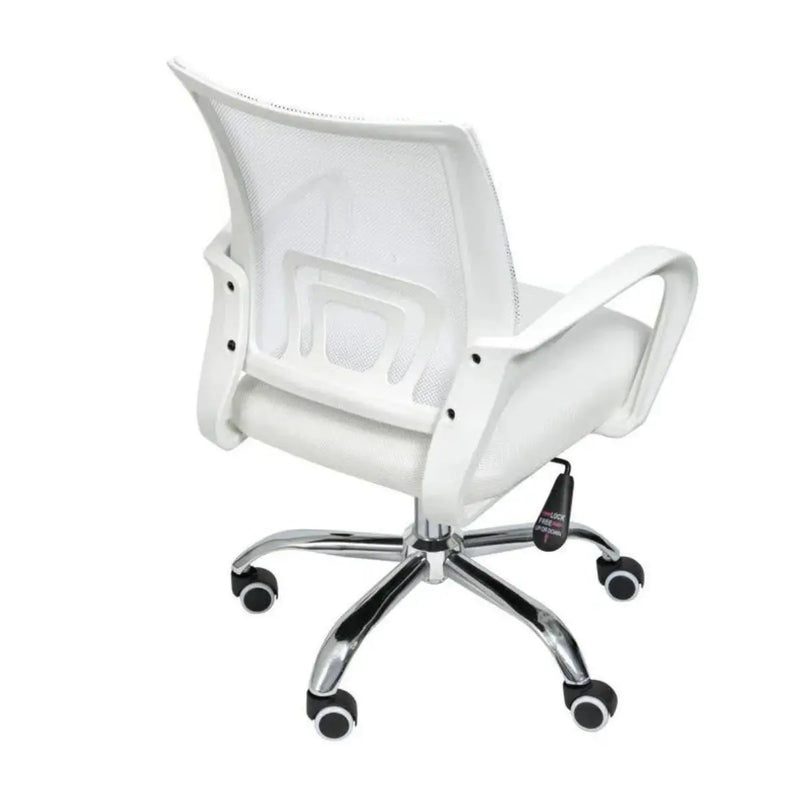 Begonia White Ergonomic Mesh Screen Office Chair