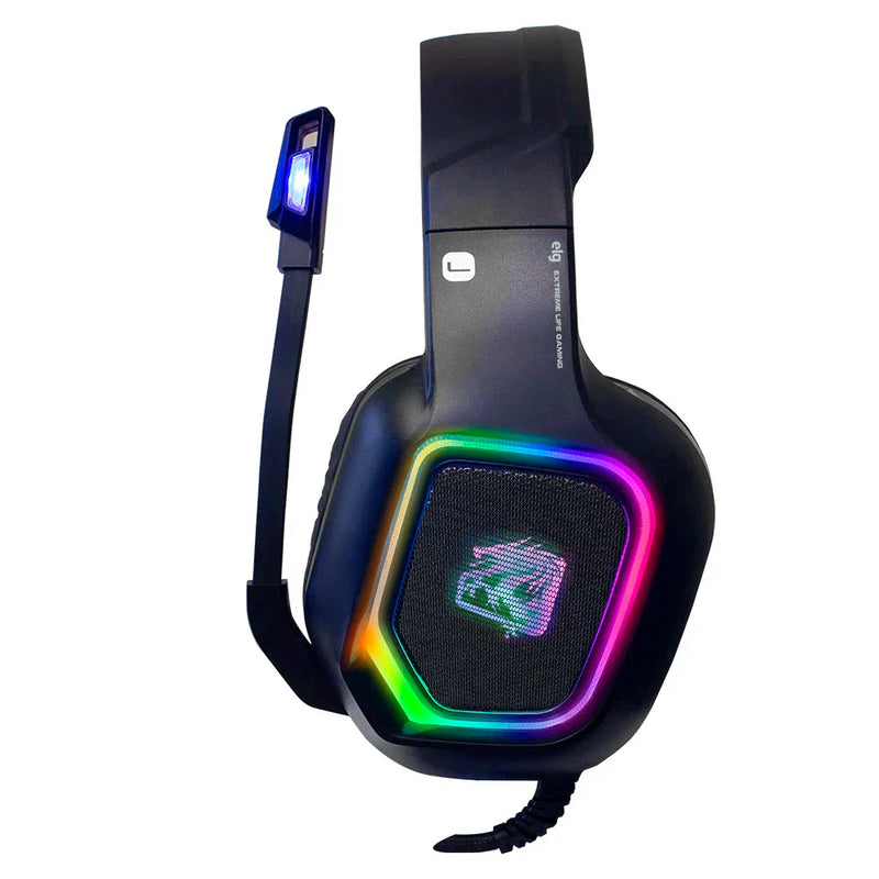 Headset Gamer with RGB and 60mW Power-ELG